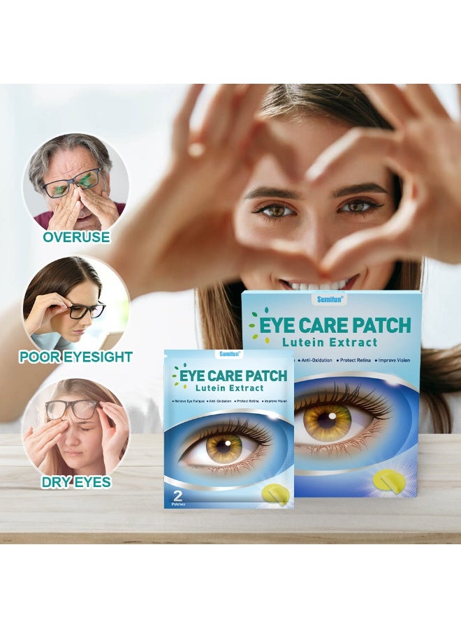 SumiFun Lutein Eye Patches: Targeted Relief of Eye Strain, Reduces Redness, and Provides Long-Lasting Hydration (20 Patches) - Image 2